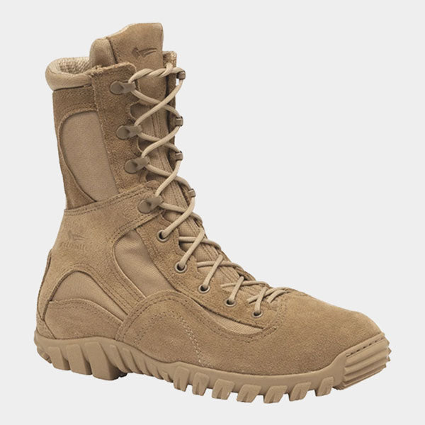 Belleville Waterproof Assault Flight Boots Tan Leather