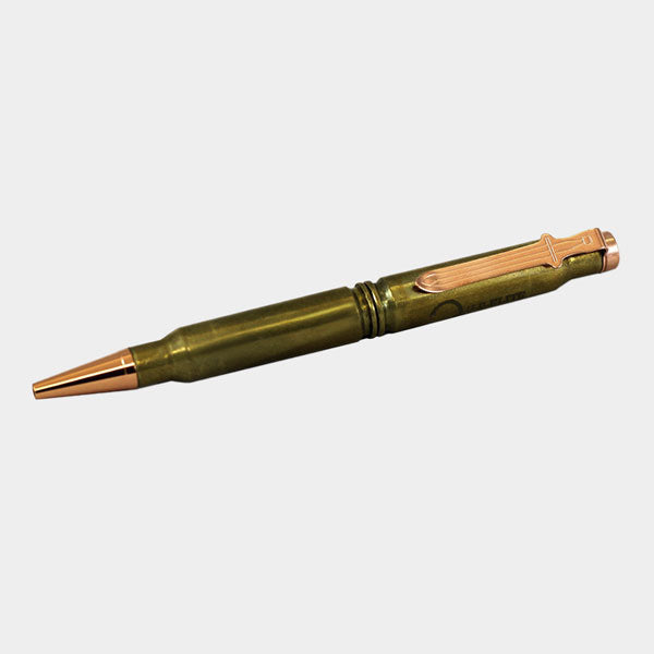 Junior's 7.62 Brass Bullet Pen (Engraved w/ U.S. Elite Logo)