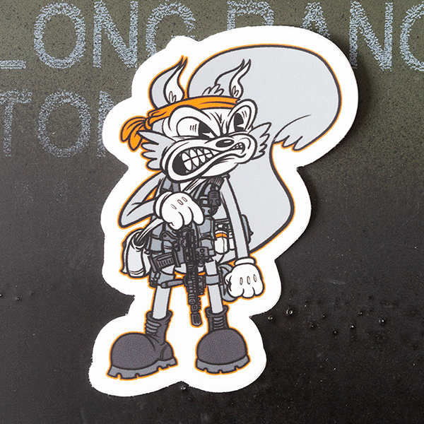 Secret Squirrel Team Angry Sticker