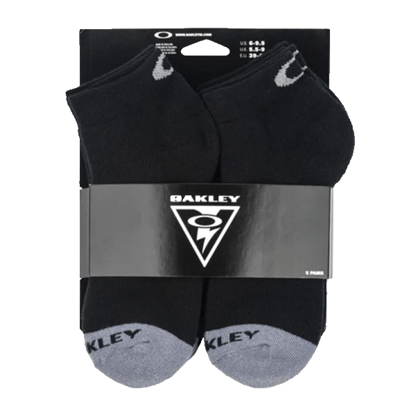 Oakley SI 5-Pack No Show Socks - Black